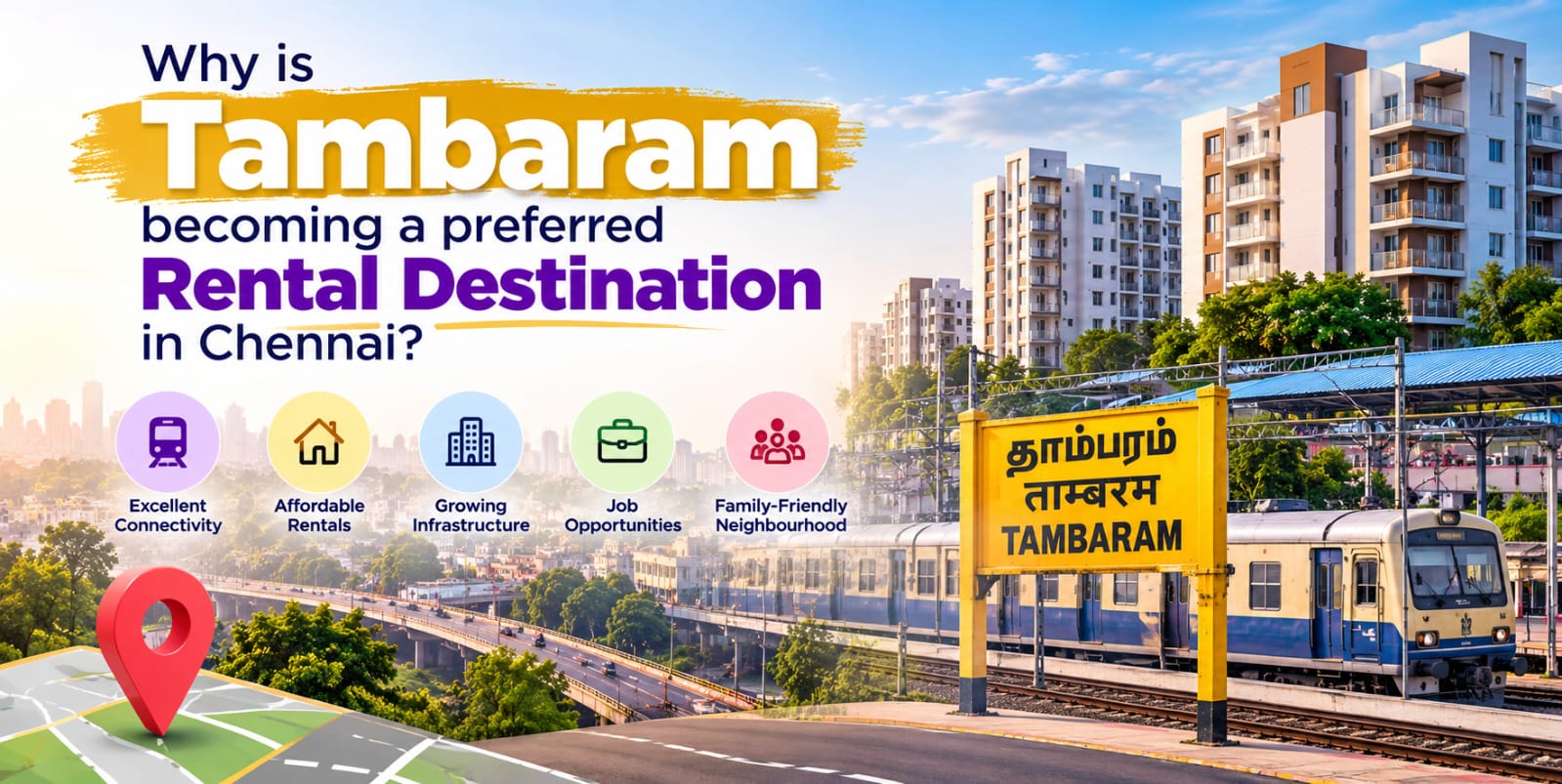 Why Is Tambaram Becoming a Preferred Rental Destination in Chennai?